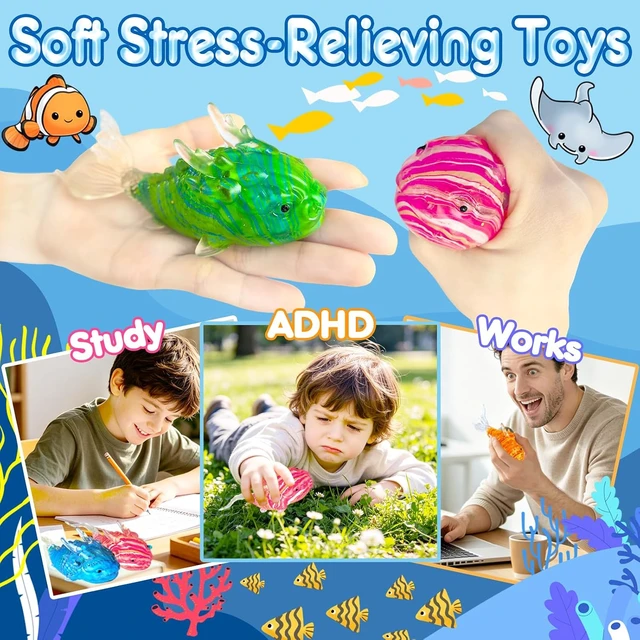 Alt view image 5 of 7 - Squishy Toys Bulk 4Pcs,Soft Slow Rising Stress Relief Squeeze Sensory Toy,Party Favors Birthday Gifts for Kids Adults,Cute Animal Fidget Toys,Goodie Bag Stuffers,Classroom Prizes Supplies,Washable