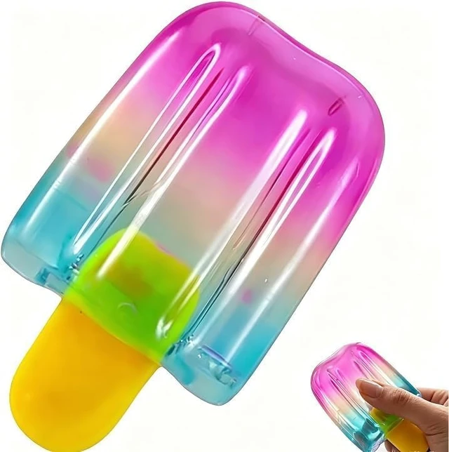 Alt view image 2 of 3 - Slow Rising Dumpling Squishy Butter Squeeze Toys Pack Sensory Stress Relief Squishies Soft & Stretchy Fidget Toys for Anxiety Relief Party Favors (9, 9 Colors)