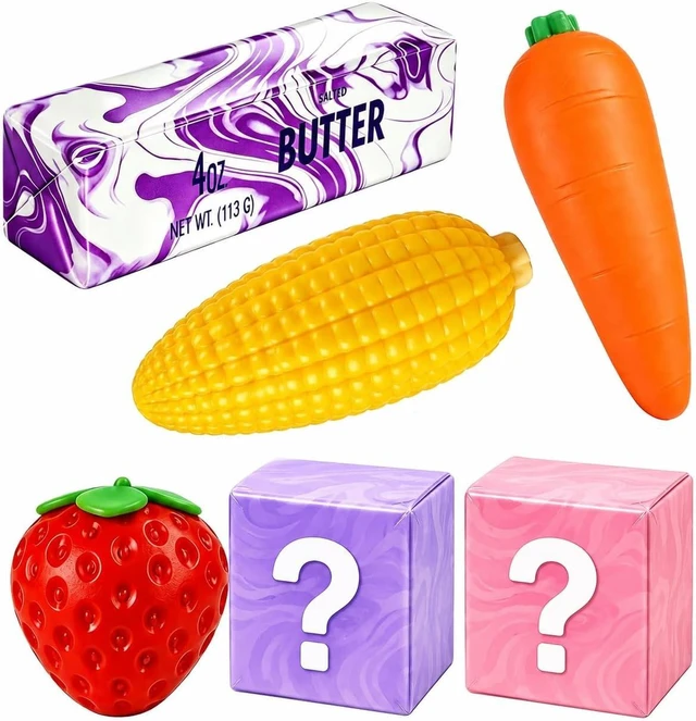 Main image of Squishy Toys, Butter Squishy, Squishy Box (6 PCS)
Squishy Pack, Slow Rising Squishy Toys, Sensory Fidget Toys, Busy Hands, Stress Relief