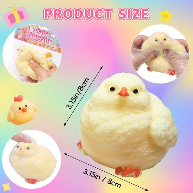 Alt view image 3 of 7 - 4pcs Taba Squishy Hamster Fidget Toys, HandmadeStress Relief Fidget Toys
Big Soft Squishies Hamster Squishy Toy, Cute Taba Sensory Toys for Stress Relief, Hamster Fidget Toys for Adults Kids