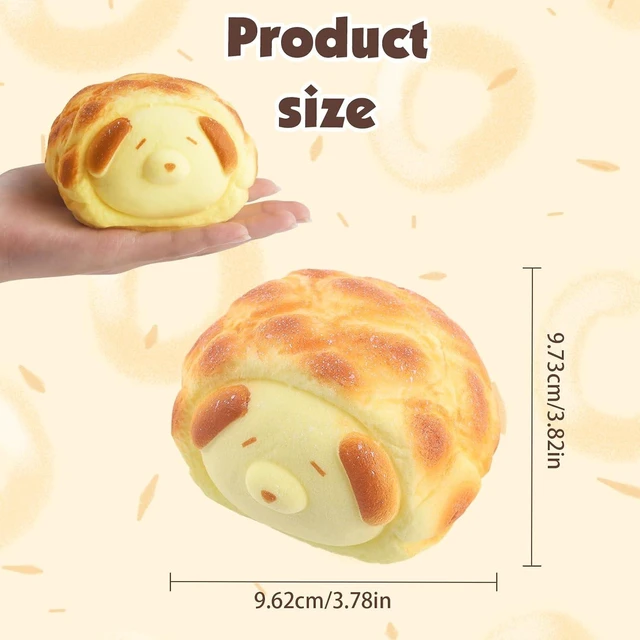 Alt view image 2 of 6 - Anboor Bread Dog Shaped Food Squishies Toy Slow Rising Soft Scented