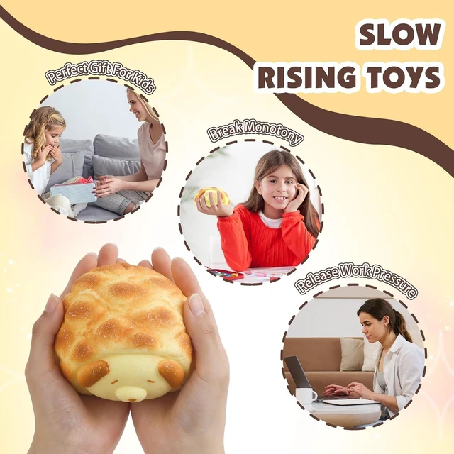 Alt view image 5 of 6 - Anboor Bread Dog Shaped Food Squishies Toy Slow Rising Soft Scented