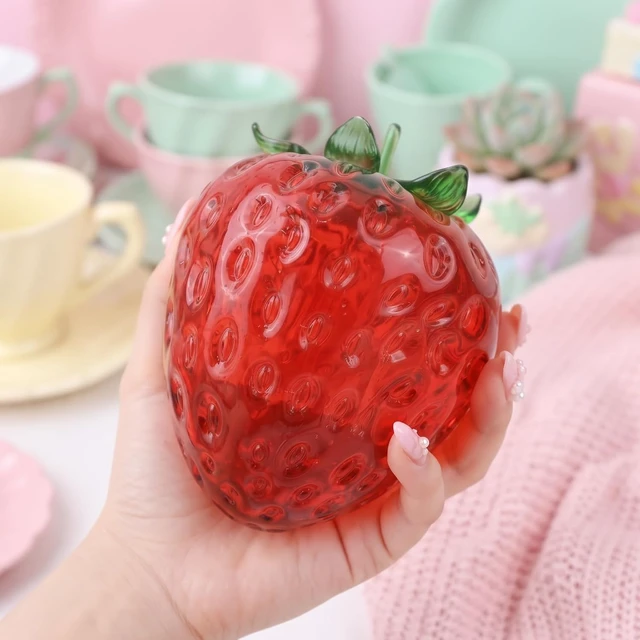 Alt view image 5 of 7 - 2026 New Coconut Oil Taba Squishy, Stress Ball, Big Strawberry
Coconut Oil Stress Ball, Strawberry Squishy,Shapeable Ball,odorless Squeeze, Portable Desk Squishy for Relaxation and Focus