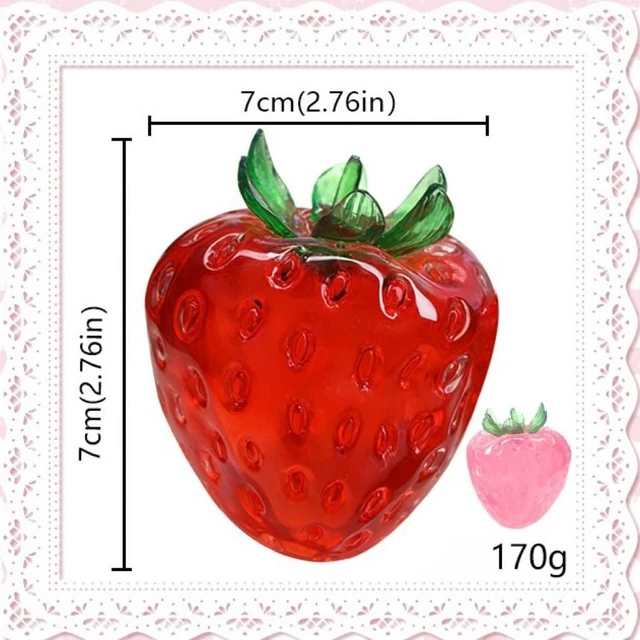 Alt view image 2 of 7 - 2026 New Coconut Oil Taba Squishy, Stress Ball, Big Strawberry
Coconut Oil Stress Ball, Strawberry Squishy,Shapeable Ball,odorless Squeeze, Portable Desk Squishy for Relaxation and Focus