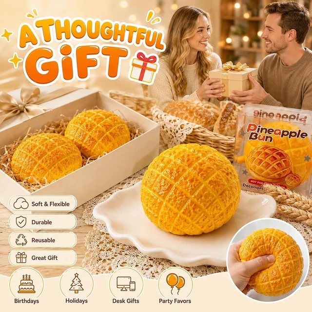 Alt view image 3 of 7 - Crunchy Corn Squishy, ASMR Sensory Fidget Toy for Stress Relief
Realistic Corn Squishy Toy with Crunchy Sound, Soft Slow-Rising Squeeze, Portable Desk Decor, Great Gift for Office & Travel