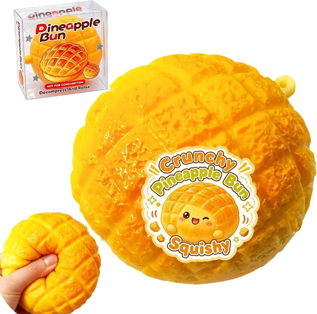 Main image of Crunchy Corn Squishy, ASMR Sensory Fidget Toy for Stress Relief
Realistic Corn Squishy Toy with Crunchy Sound, Soft Slow-Rising Squeeze, Portable Desk Decor, Great Gift for Office & Travel