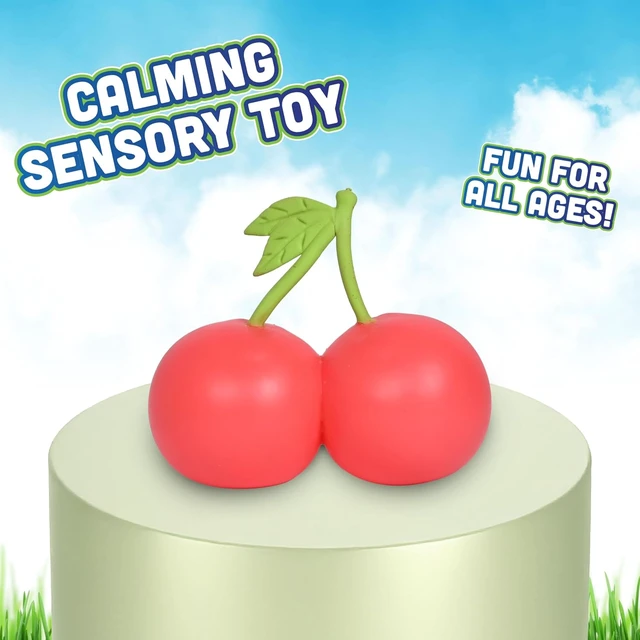 Alt view image 3 of 6 - Toymendous Squishy Cherries
Food Themed Squishy Fidget Toy, Jumbo Stress Relief Toy for Kids & Adults
Visit the Sunny Days Entertainment Store