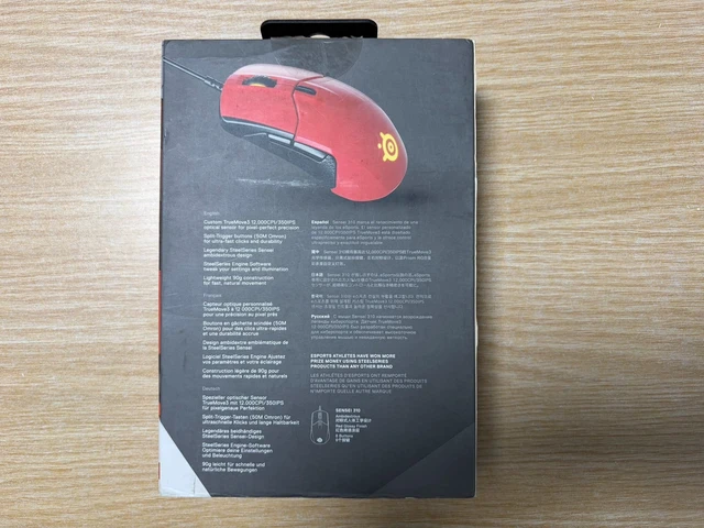 Alt view image 4 of 7 - SteelSeries Sensei 310 Gaming Mouse - 12000 CPI TrueMove3 Optical Sensor, Ambidextrous Design, 8 Programmable Buttons, RGB Lighting, Split-Trigger Buttons for Left & Right Handed Gamers