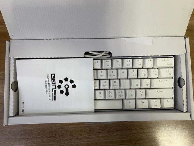 Alt view image 2 of 7 - GANSS ALT61 Mechanical Gaming Keyboard - 61-Key Compact Design, Dual Mode (2.4GHz Wireless + Bluetooth), Cherry MX Red Switches, RGB Backlit, Hot-Swappable, Multi-Device Pairing for PC and Mobile