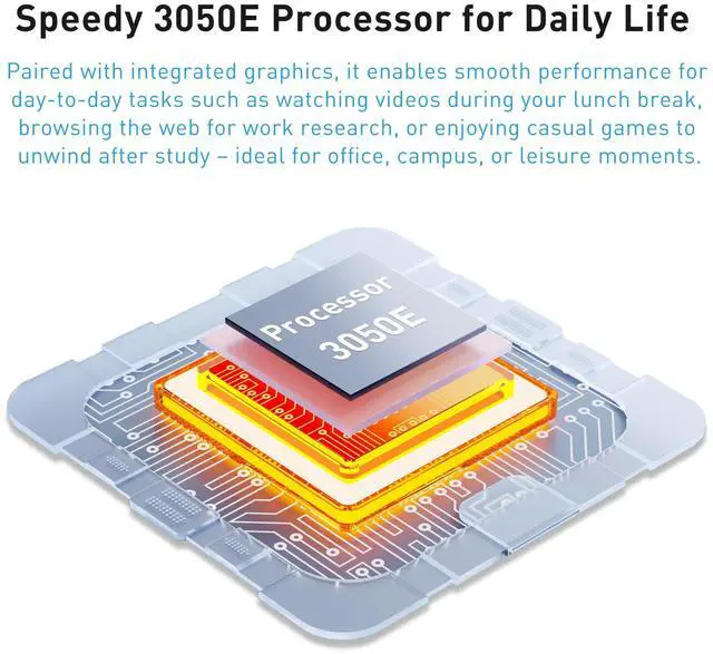 Alt view image 7 of 7 - Exsurf 2025 New 15.6" FHD IPS Laptop,AMD 3050e,16GB RAM 1TB SSD,Fingerprint| Backlit Keyboard,for Work/Study/Daily Use,TYPE-C,HDMI,USB 3.0/2.0,Silver