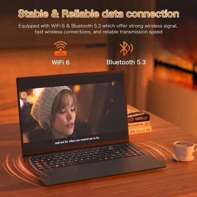 Alt view image 7 of 7 - Auusda 16" Business Laptop AMD Ryzen 7 4800H 2.9-4.2GHz, 16GB DDR4 RAM, 512GB NVME SSD, Windows 11 Pro Computer, SODIMM*2, Slot*2, Backlit, Fingerprint, Gray