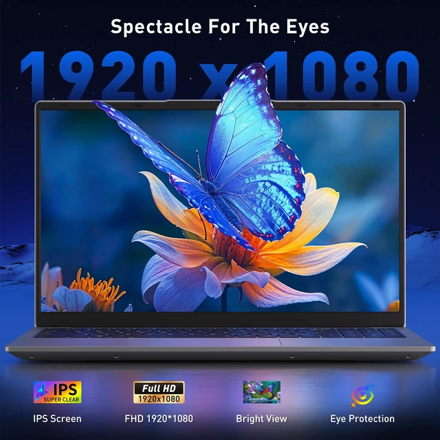 Alt view image 5 of 7 - Auusda 2026 15.6" Silver Laptop, R3 3250C up to 3.5GHz, Win11 Compatible, WiFi 6, Backlit Keyboard + Fingerprint, Dual Full-Featured Type-C, 6000mAh, Portable Laptop for Work, 8GB RAM 256GB SSD