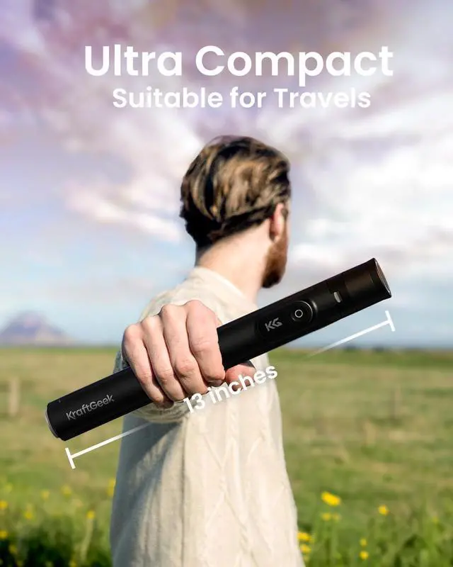 Alt view image 6 of 7 - Automatic Tripod for iPhone, 66" Phone Tripod Selfie Stick for Cell Phone, Tripod Stand with Remote for Video Recording, Black