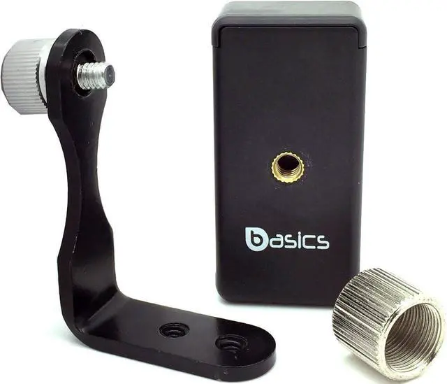 Alt view image 4 of 5 - AccessoryBasics 360° Swivel Smartphone Holder with 5/8" Metal Tripod Microphone Mic Stand Adapter Mount for All Smartphones