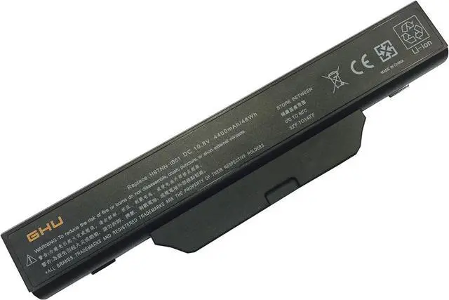 Alt view image 2 of 6 - GHU New Battery HSTNN-LB51 HSTNN-IB52 HSTNN-IB51 HSTNN-IB62 451086-121 451085-141 Compatible with HP Compaq 510 511 550 610 Series Notebook 6720S 6730S 6730 6735S 6820S 6830S