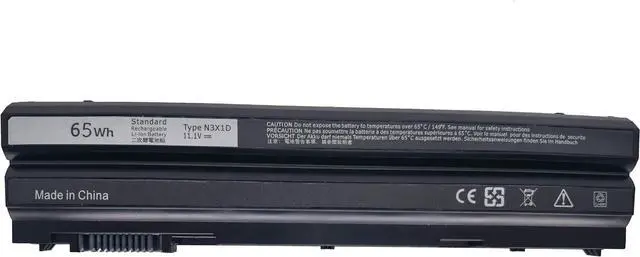 Main image of N3X1D 65WH Replacement Laptop Battery Compatible with Dell Latitude E6540 E6440 E5530 E5430 E6520 E6420 Precision M2800-6-Cell