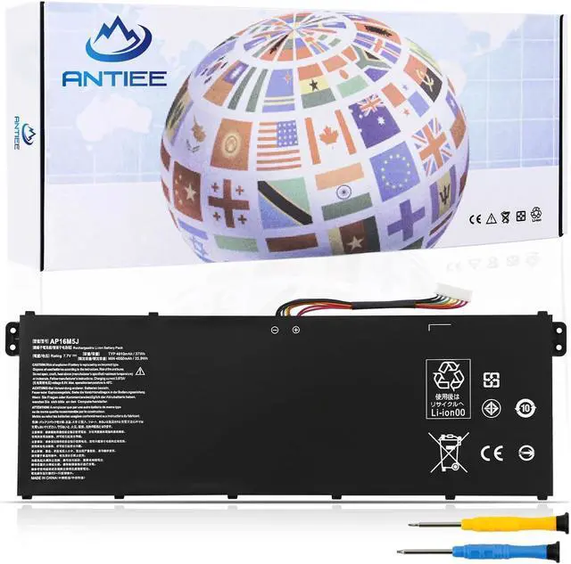 Main image of ANTIEE AP16M5J Laptop Battery for Acer Aspire 1 A114-31 A114-32 Aspire 3 A314-31 A314-32 A314-41 A315-21 A315-21G A315-22 A315-31 A315-32 A315-33 A315-41 A315-51 A315-53 A315-53G 2ICP4/80/104