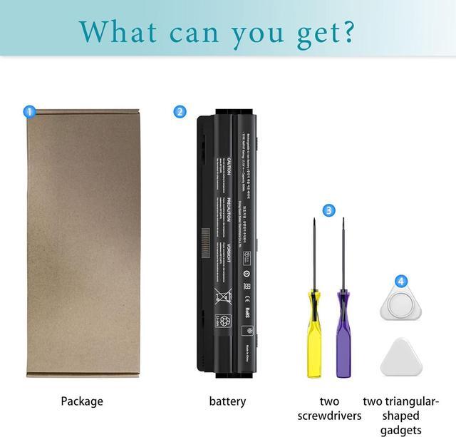 Alt view image 7 of 7 - SLE-TECH Battery Compatible with Dell XPS 17 L701X/ L702X XPS 15 L501X/ L502X XPS 14 L401X J70W7 JWPHF R795X WHXY3