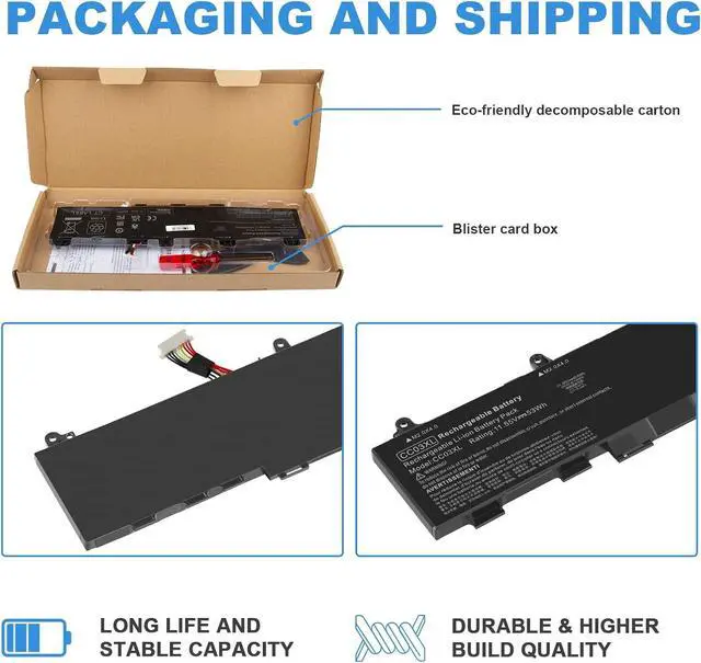 Alt view image 7 of 7 - TREE.NB AC Doctor INC FK890 UW280 (Shape-A) CC03XL Battery for HP ZBook Firefly 14 G7 G8 Series Notebook HSTNN-DB9Q L77608-2C1 HSTNN-IB9F L77608-1C1