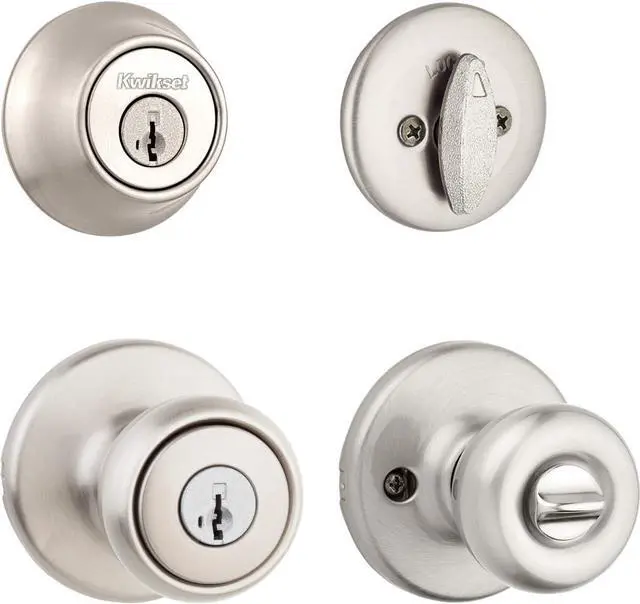 Main image of Kwikset 96900-381 690T 15 SMT BBPKG Satin Nickel Tylo Entry Combo Set