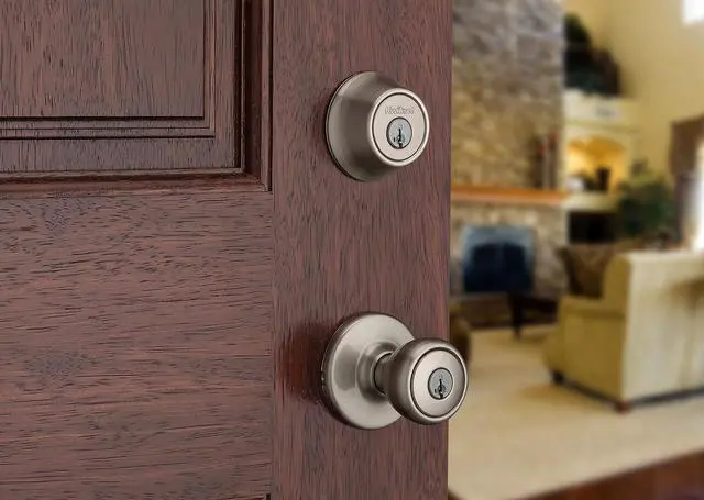 Alt view image 5 of 5 - Kwikset 96900-381 690T 15 SMT BBPKG Satin Nickel Tylo Entry Combo Set