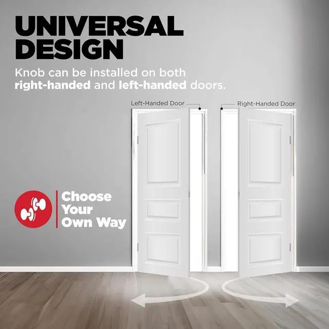 Alt view image 5 of 7 - Kwikset Tylo Entry Door Knob with Lock and Key, Secure Keyed Handle Exterior, Front Entrance and Bedroom, Satin Nickel, Pick Resistant SmartKey Rekey Security and Microban