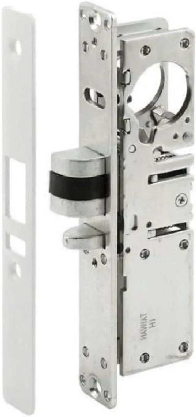 Main image of Pacific Doorware Storefront Door Mortise Deadlatch Adams Rite Style Lock in Aluminum (Right Hand, 1 1/8")