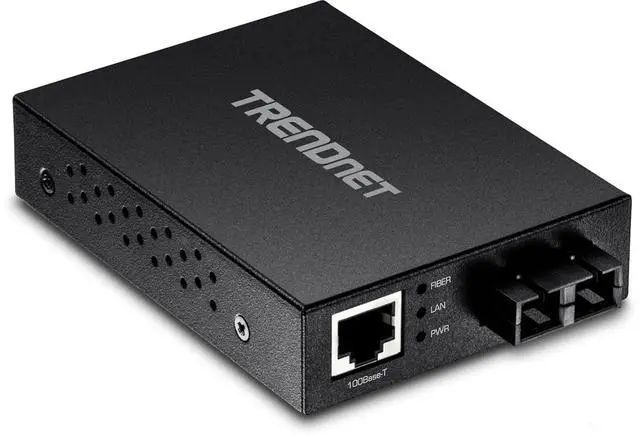Main image of TRENDnet 100 Base-T to 100 Base-FX Multi-Mode SC Fiber Converter, Standalone, 10/100 Mbps Auto-MDIX Fast Ethernet Port, Fiber Networking up to 2 km (1.25miles), 200 Mbps Switching Capacity, TFC-FMSC