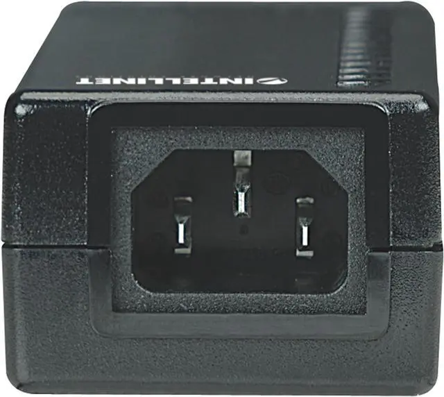 Alt view image 6 of 7 - Intellinet PoE Injector - Converts Non-PoE to PoE Connections - Use CAT5 Ethernet Cable with RJ45 to Provide Both Power and Data  Supplies 15.4W up to 100 M (328 ft) Black 524179