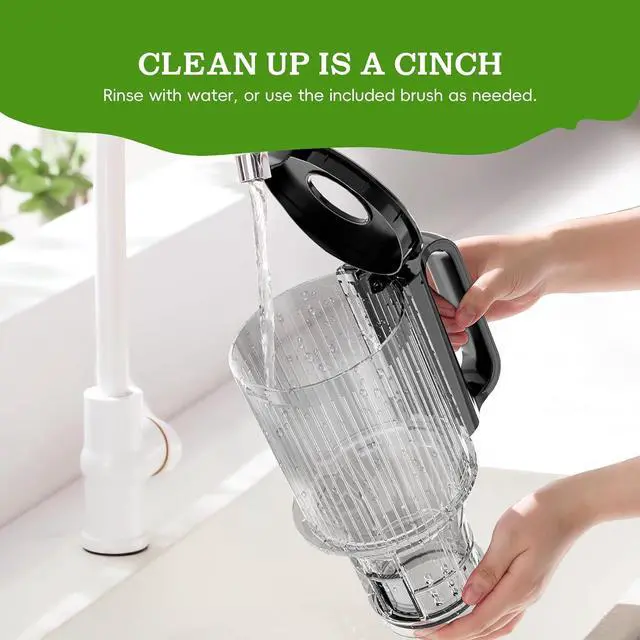 Alt view image 7 of 7 - Cold Press Juicer, Juicer Machines with 4.35'' Wide Feed Chute, Stainless Steel Masticating Juicers Easy to Clean, Ergonomic Operational Panel Design, High Juice Yield, Platinum Color Knob
