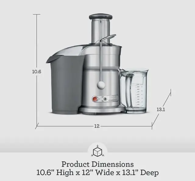 Alt view image 6 of 6 - Breville Juice Fountain Elite 800JEXL, Silver