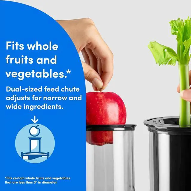 Alt view image 3 of 7 - NutriBullet Juicer Pro Centrifugal Juicer Machine for Fruit, Vegetables, and Food Prep, 27 Ounces/1.5 Liters, 1000 Watts, Silver, NBJ50200