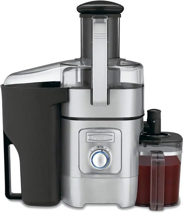 Main image of Cuisinart Juicer Machine, Die-Cast Juice Extractor for Vegetables, Lemons, Oranges & More, CJE-1000P1,Silver/Black, 15.35" x 11.8" x 19.01"