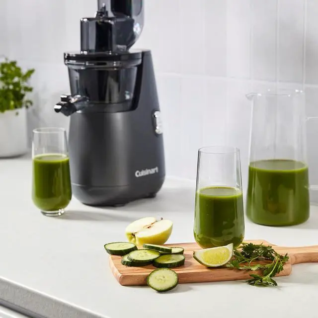 Alt view image 2 of 4 - Cuisinart CSJ-300 Easy Clean Slow Juicer, Black and Grey
