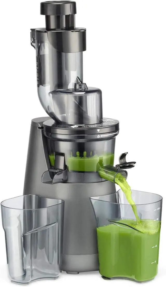 Alt view image 4 of 4 - Cuisinart CSJ-300 Easy Clean Slow Juicer, Black and Grey