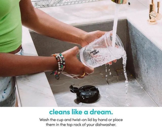 Alt view image 7 of 7 - Magic Bullet® Mini Juicer, Countertop Space-Saving, 2" Feed Chute for Fruits and Vegetables, 400W, 16oz Cup, Compact Design, Black, MBJ50100AK