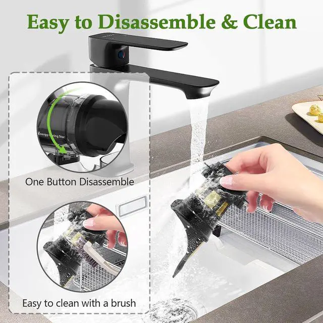 Alt view image 7 of 7 - Masticating Juicer Machines, 3.5" Large Feed Chute Cold Press Juicer Fit Whole Fruits Vegetables with Quiet Motor | 5 Speed Modes | Easy to Clean with Brush | BPA Free