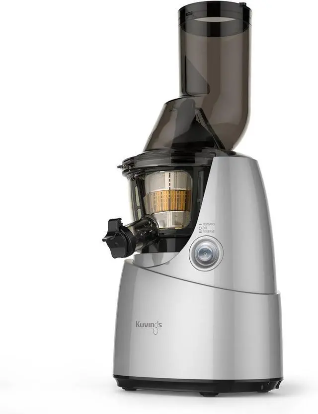 Main image of Kuvings Whole Slow Juicer B6000S - Higher Nutrients and Vitamins, BPA-Free Components, Easy to Clean, Ultra Efficient 240W, 60RPMs, Includes Blank Strainer-Silver 17.5" X 10.06" X 14"