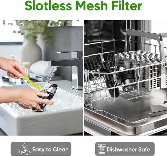 Alt view image 7 of 7 - COZII Cold Press Juicer Machines,Slow Masticating Juicer Extractor Soft/hard Mode, 3.6" Large Feed Chute For Vegetable and Fruit, Easy to Clean Juicer, Quiet Motor, High Juice Yield