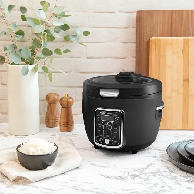 Alt view image 5 of 6 - Aroma Professional ARC-1230R Cool Touch Glass Lid, Food Steamer, Slow Cooker, Multicooker with 11 Preset Functions, Steam Tray, Measuring Cup, Rice Spatula, 20 Cooked