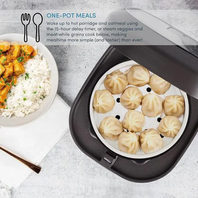 Alt view image 7 of 7 - Aroma Housewares Professional 12-Cups (Cooked) / 3Qt. 360° Induction Rice Cooker & Multicooker (ARC-7606B), Black, 12 Cup