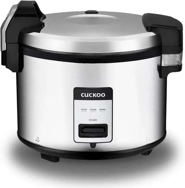 Main image of CUCKOO CR-3032 30-Cup (Uncooked) / 60-Cup (Cooked) Large Capacity Commercial Rice Cooker & Warmer with Nonstick Inner Pot, Switch Press (Silver/Black)
