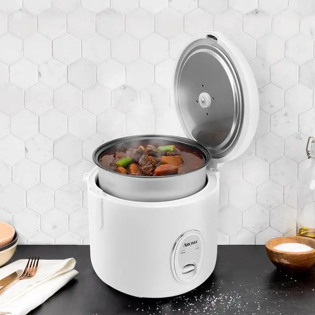 Alt view image 6 of 6 - Aroma Housewares 8-Cup (Cooked) (4-Cup UNCOOKED) Cool Touch Rice Cooker (ARC-914S)