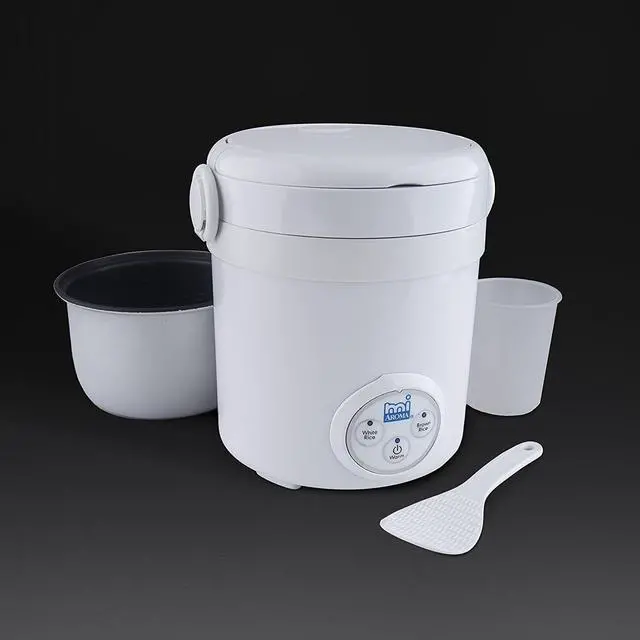 Alt view image 3 of 4 - Aroma Housewares (MRC-903D) Mi 3-Cup (Cooked) (1.5-Cup UNCOOKED) Digital Cool Touch Mini Rice Cooker,White