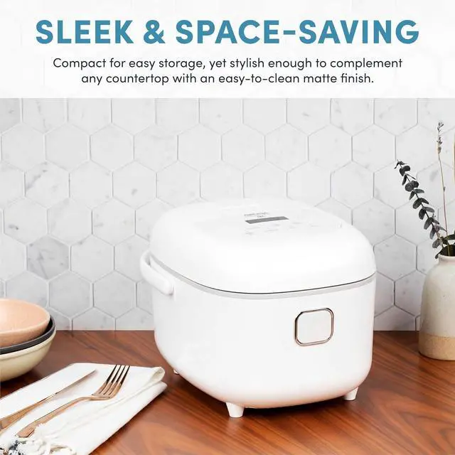 Alt view image 2 of 7 - Aroma Housewares Professional 8-Cups (Cooked) / 2Qt. 360° Induction Rice Cooker & Multicooker (ARC-7604), White