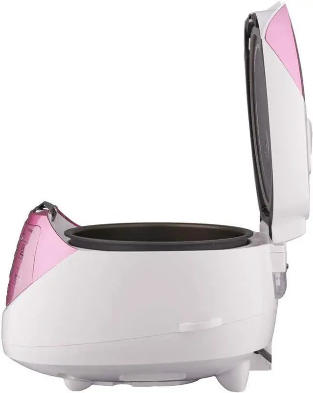 Alt view image 6 of 7 - CUCKOO CR-0631F 6-Cup (Uncooked) / 12-Cup (Cooked) Micom Rice Cooker with Nonstick Inner Pot, 7 Menu Modes, LCD Display, Fuzzy Logic Tech, Auto Clean (White/Pink)