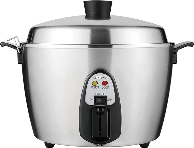 Main image of Tatung - TAC-11KN(UL) - 11 Cup Multi-Functional Stainless Steel Rice Cooker - Silver