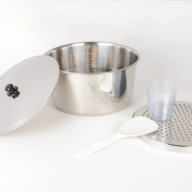 Alt view image 4 of 4 - Tatung - TAC-11KN(UL) - 11 Cup Multi-Functional Stainless Steel Rice Cooker - Silver
