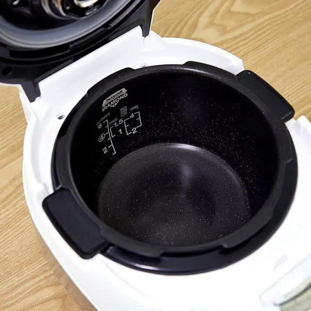 Alt view image 6 of 7 - CUCKOO CRP-HS0657FW 6-Cup (Uncooked) / 12-Cup (Cooked) Induction Heating Pressure Rice Cooker with Nonstick Inner Pot, 16 Menu Modes, Safe Steam Release, Korean Voice Guide, Auto Clean (White/Silver)