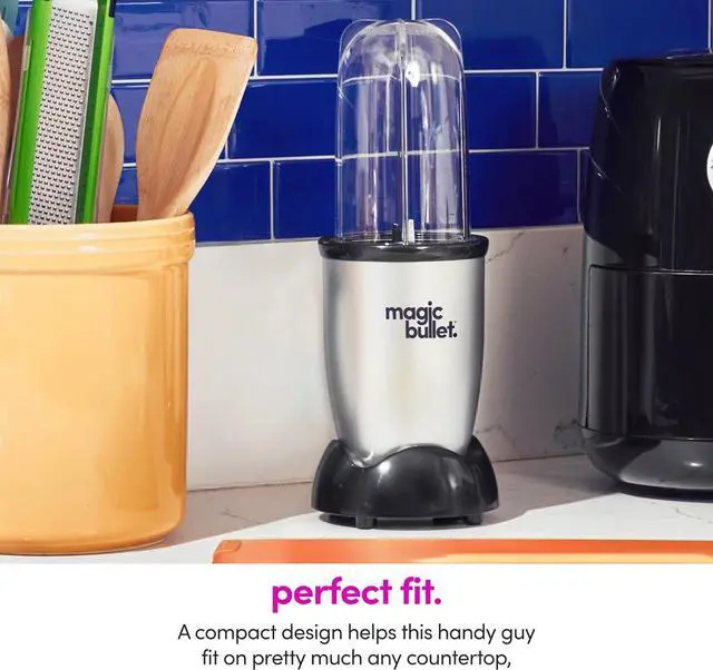 Alt view image 6 of 7 - Magic Bullet Blender, Small, Silver, 11 Piece Set